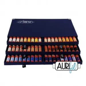 50wt Garnalbum Aurifil Full Selection - Premium Garnschatulle mit allen 270 Farben Kostenloser Versand