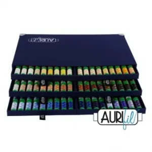40wt Garnalbum Aurifil Full Selection - Premium Garnschatulle mit allen 270 Farben Kostenloser Rückversand