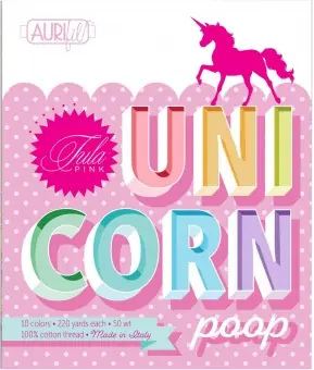 Tula Pink Unicorn Poop Collection – Kleines Aurifil Garnsortiment Preis Gesenkt