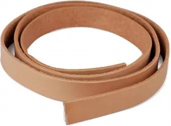 Naturfarbener Taschengurt – 20mm Taschenriemen aus Rindsleder Rabatt