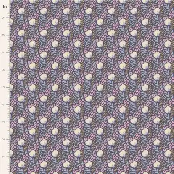 Eggplant Cottonfield – Tildas Sanctuary Blümchenstoffe – Original skandinavischer Tildastoff Heute Kaufen