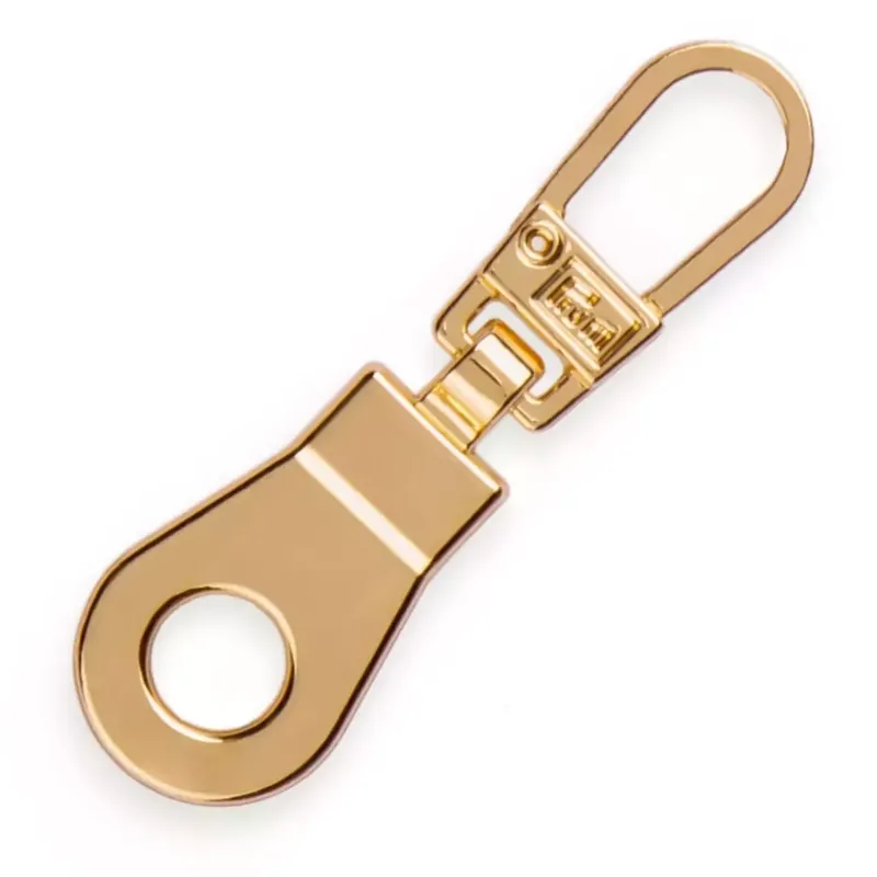 Schnäppchen Reißverschlussanhänger Fashion Öse new gold 4,1cm lang