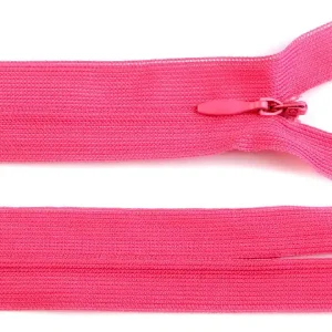 Reißverschluss nahtverdeckt pink 60cm lang Begrenztes Angebot