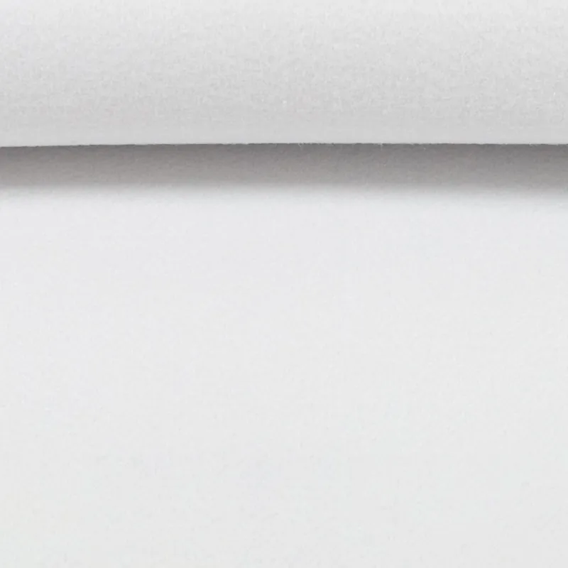 Abverkauf hochwertiger Stickfilz weiß 90cm breit 200g/qm von Swafing