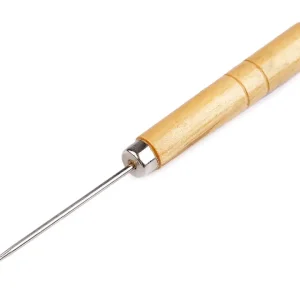 Neu Ahle 12,5cm mit Holzgriff - Lochwerkzeug für Leder oder dicke Stoffe