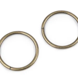 Metall O Ring 3cm Durchmesser altmessing für Taschen und Co. Neu