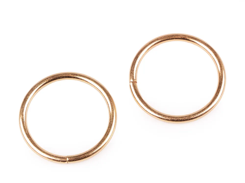 Sofort Bestellen Metall O Ring 3cm Durchmesser gold für Taschen und Co.