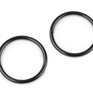 Knallerangebot Metall O Ring 3cm Durchmesser schwarz für Taschen und Co.