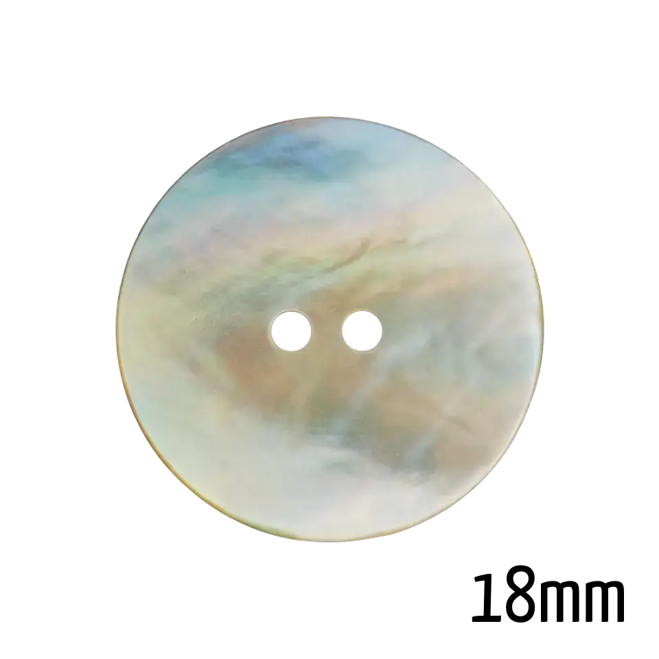 Sale Perlmuttknopf natur 18 mm cremefarben waschbar