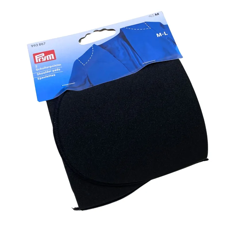 Günstig Schulterpolster M-L – halbmondförmig schwarz – 2 Stück