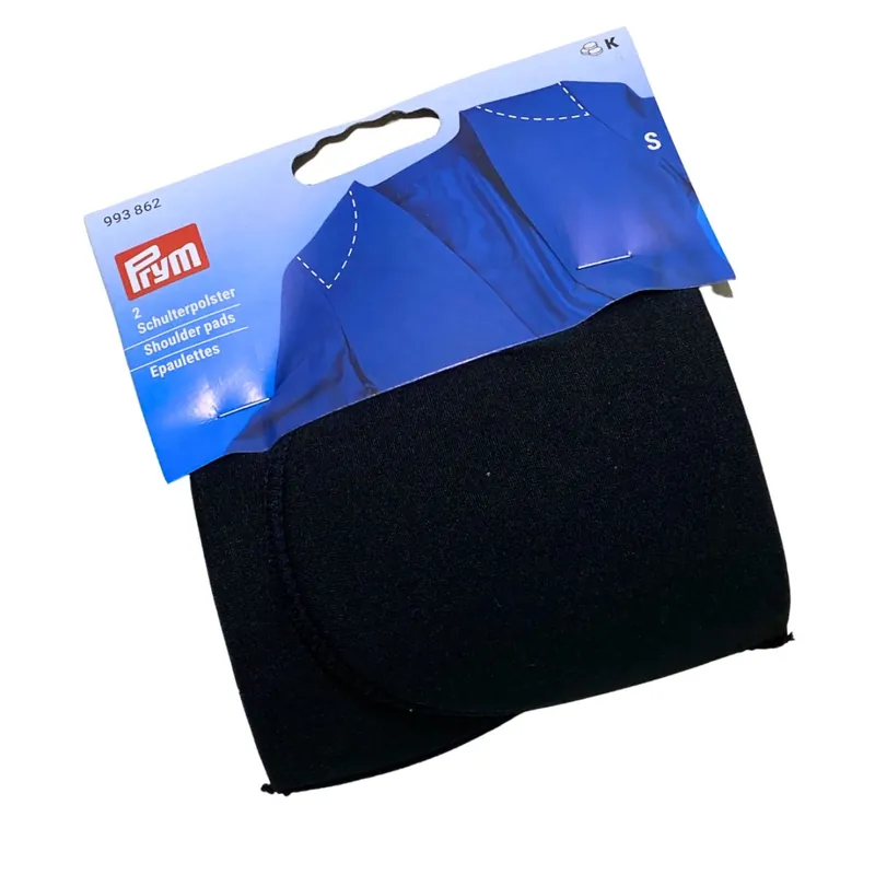 Top-Angebot Schulterpolster S – halbmondförmig schwarz – 2 Stück