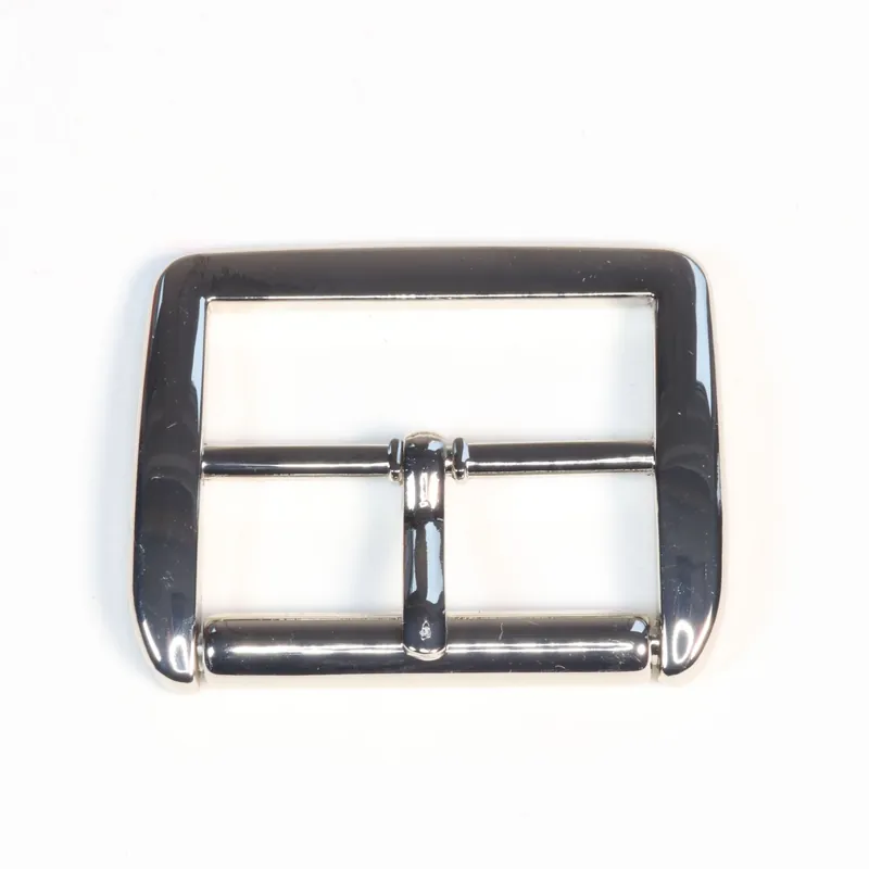 Top-Preis Gürtelschnalle 4cm silber | Metall Schnalle für 40mm Gurtband
