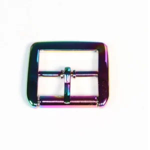 Gürtelschnalle 2,5cm rainbow | Metall Schnalle für 25mm Gurtband Neue Kollektion