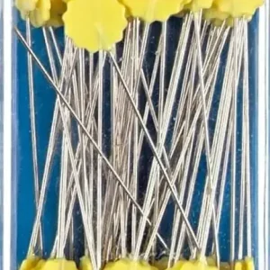 Prym Quilt-Stecknadeln gelbe Blüten – flach, hitzebeständig & bügeleisenfest 50 Stück Günstig