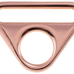 Metall O Ring mit Steg 40mm rose gold kupfer – für Taschen & Gurtbänder Taschenring Kostenloser Rückversand