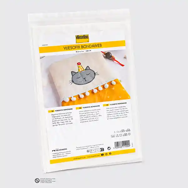 1m Vlieseline VLIESOFIX Bondaweb 90cm breit – Klebevlies Applikationsvlies Ausverkauf