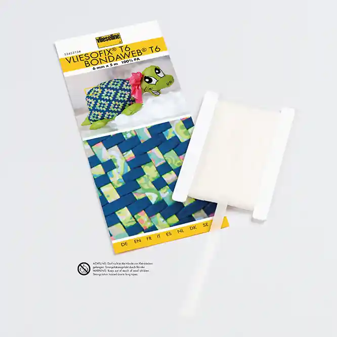 Vliesofix T6 – 6mm breites Klebevlies (5m) – Bondaweg T6 von Vlieseline Hochwertig