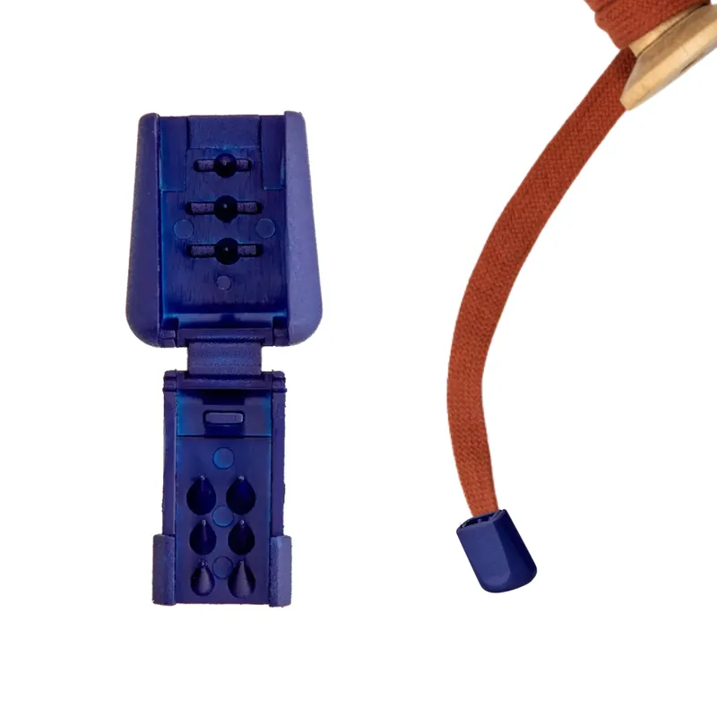 Finale Aktion Kordelenden navy dunkelblau für 6mm dicke Kordeln