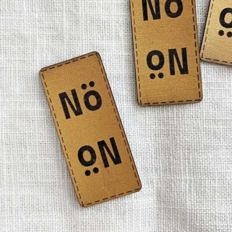 Aufnäher Label – Nö Nö – gold – für einzigartige Nähprojekte, Strickwerke & Gebasteltes Direkt Vom Hersteller