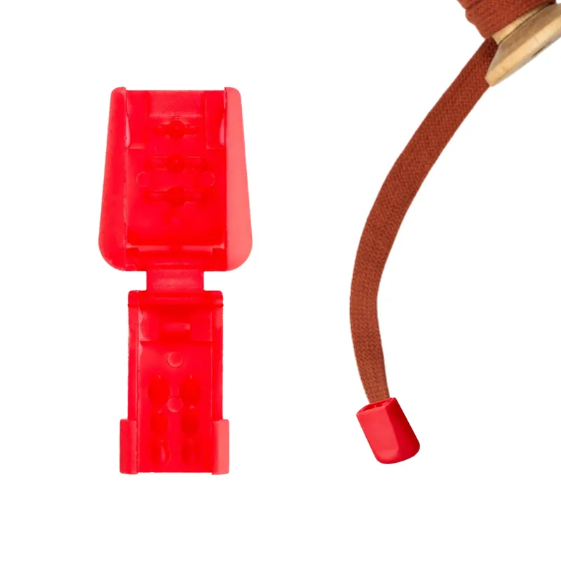 Saisonangebot Kordelenden rot für 6mm dicke Kordeln