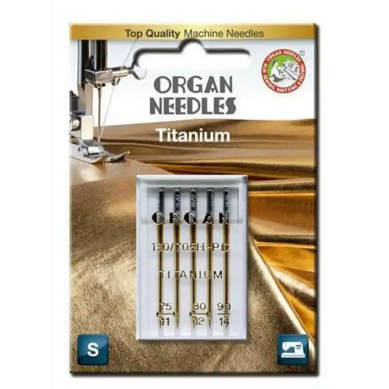 Knallerangebot ORGAN ECO Nähmaschinen Nadeln – Titanium Mix 75/11 – 90/14 – für fast alle Stoffe