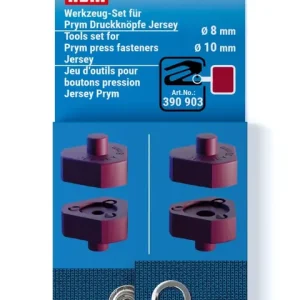 Werkzeugset für das Prym Vario Creative Tool für Jersey Druckknöpfe 8 & 10mm aus Metall Geprüft