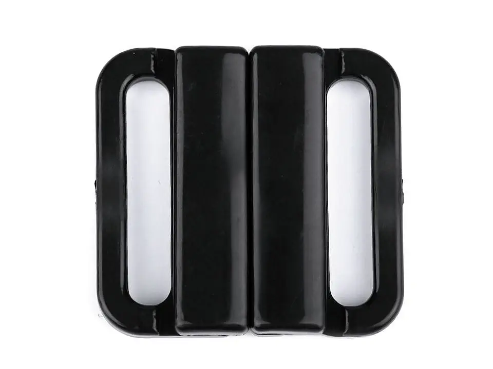 Bikini Badeanzug oder BH Verschluss aus Kunststoff 25mm schwarz Neu Im Sortiment