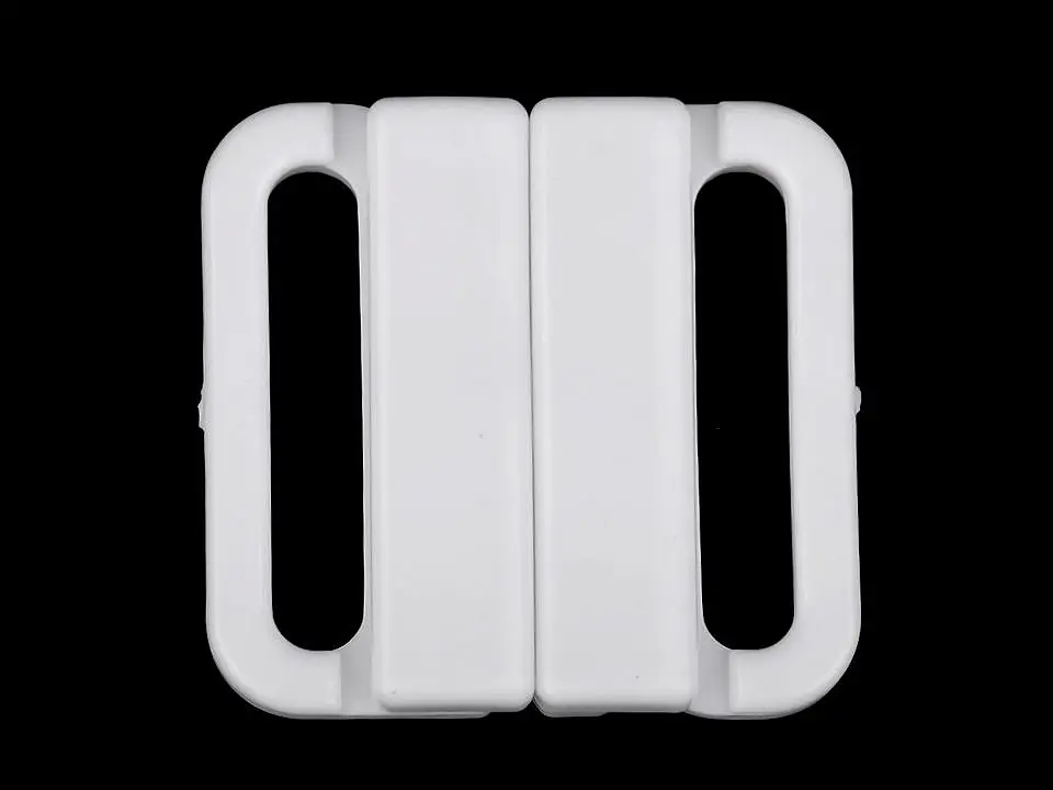 Bikini Badeanzug oder BH Verschluss aus Kunststoff 25mm weiß Angebot