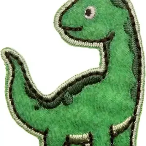 Bügelbild kleiner Baby Brachiosaurus Dinosaurier grün - Applikation zum aufbügeln Must-Have