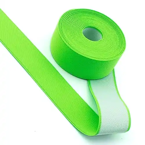 3,5cm breites Gummiband – NEON grün – beidseitig verwendbar Must-Have