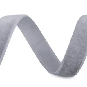 Beliebt Samtband hellgrau 15mm breit – velvet ribbon light grey