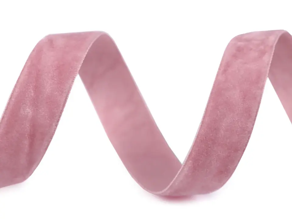 Samtband altrosa 15mm breit – velvet ribbon rose Sonderangebot