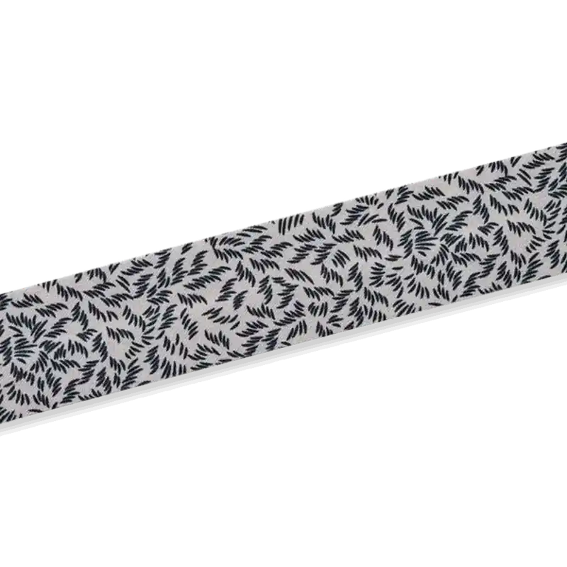 Expressversand 2cm breites Schrägband Laub schwarz – 20/10/10 gefalzt