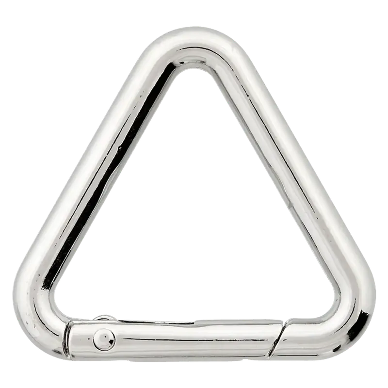 FASHION Metall Karabiner Triangel 30mm silber – für Taschen & Gurtbänder 3cm Neue Kollektion