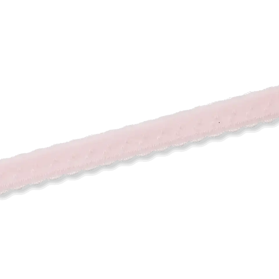 elastisches Y Einfassband rosa 11mm breit – Einfassgummi mit Spitze Bogenkante Top-Seller