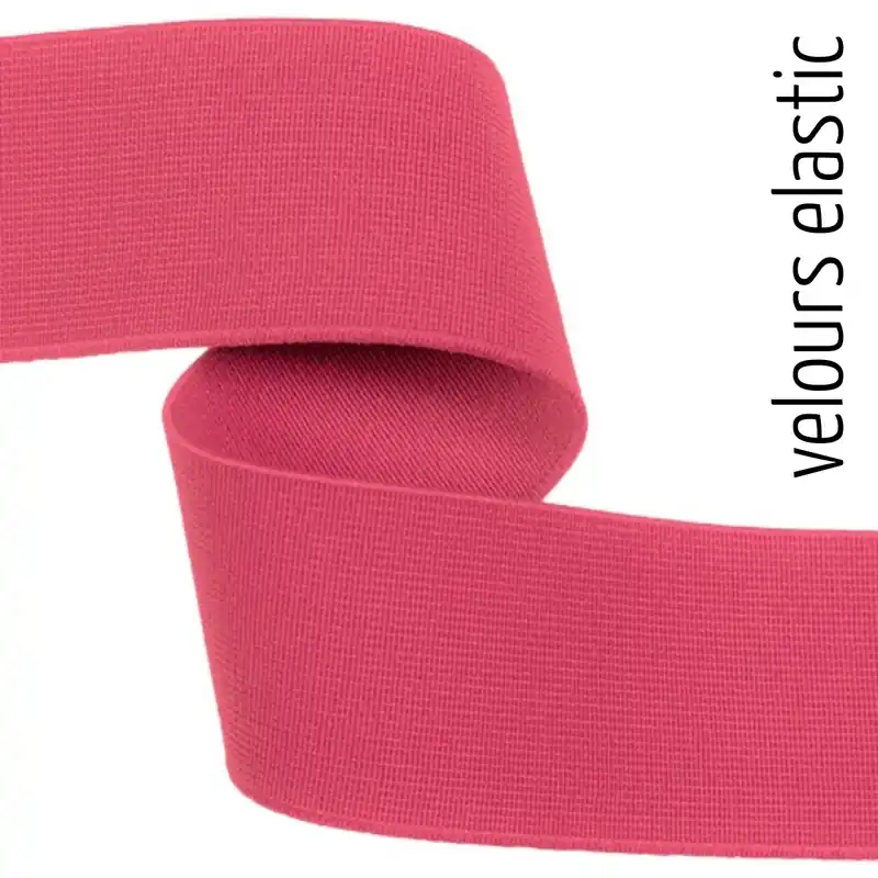 4cm breites weiches Gummiband pink– Rockgummi Unterwäschegummi Boxershorts Mega-Angebot