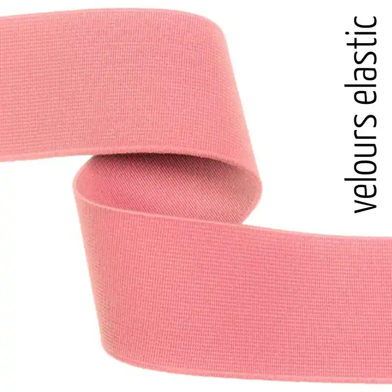 4cm breites weiches Gummiband rosa – Rockgummi Unterwäschegummi Boxershorts Sonderaktion