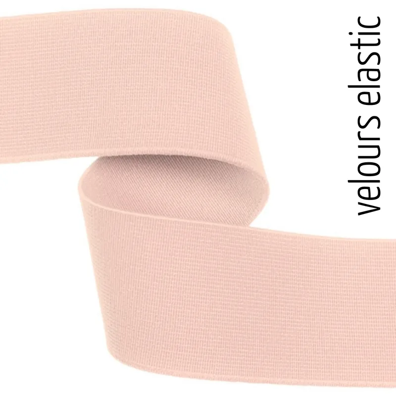 Kostenfreie Lieferung 4cm breites weiches Gummiband helles rosa – Rockgummi Unterwäschegummi Boxershorts