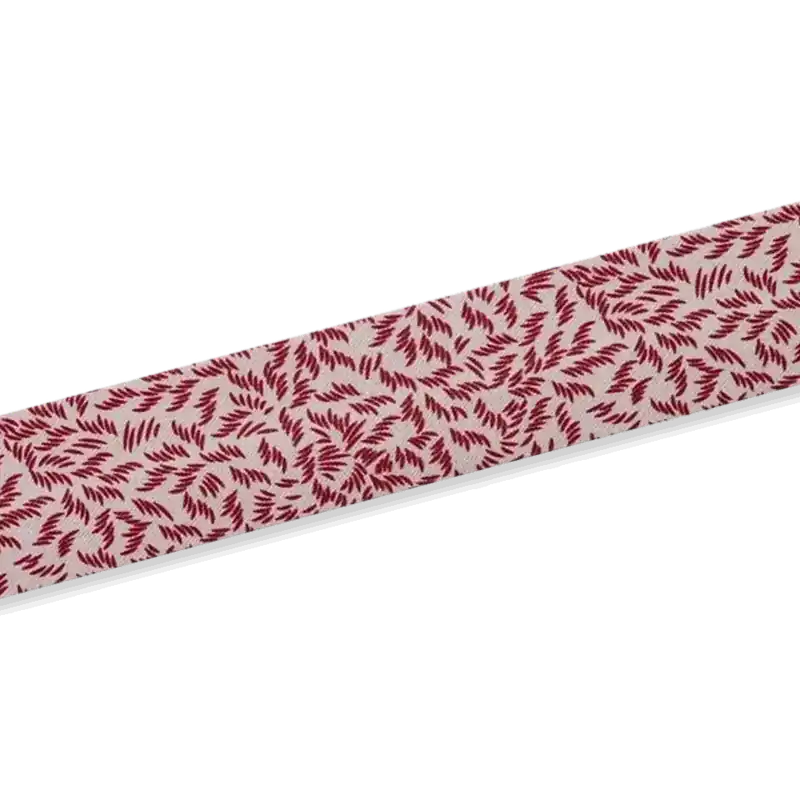 2cm breites Schrägband Laub bordeaux rot – 20/10/10 gefalzt Billig