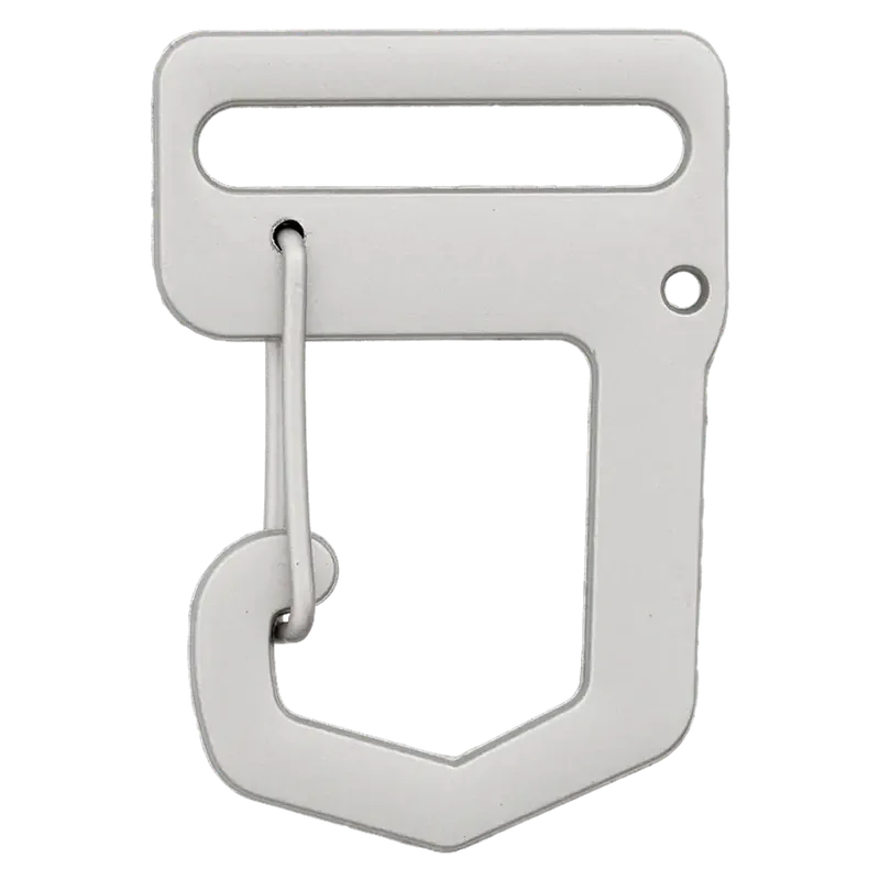 FASHION Metall Karabiner 25mm silber matt – für Taschen & Gurtbänder 2,5cm Geprüft