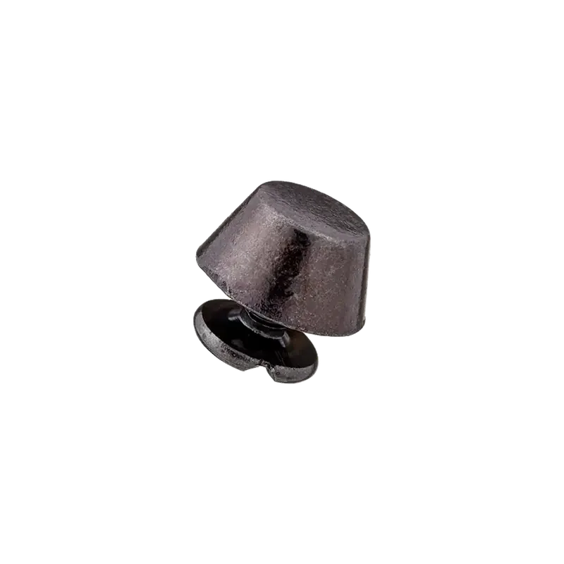 Bestpreis Ziernieten zum Schrauben schwarz Ø 9mm für Taschenböden oder Zierelemente