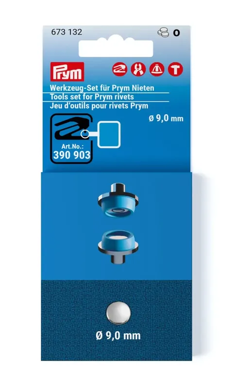 Neu Werkzeugset für das Prym Vario Creative Tool – Werkzeug für Nieten 9 mm