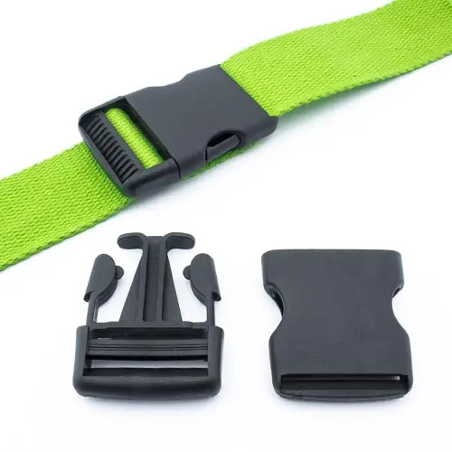 Handgefertigt Steckschnalle für 4cm Gurtband – Kunststoff Schließe für Taschen Rucksack Gürtel
