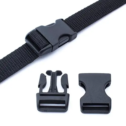 Steckschnalle für 2cm Gurtband – Kunststoff Schließe für Taschen Rucksack Gürtel Wochenendangebot