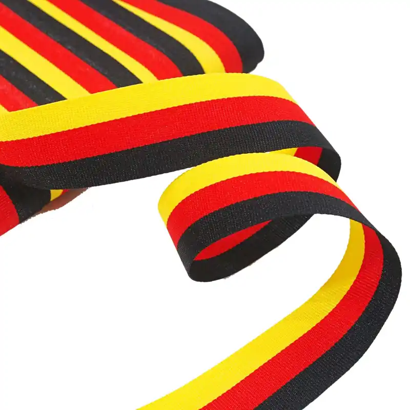 Webband GERMANY Deutschland Flagge 2,5cm breit – Ripsband Borte schwarz rot gold Sale