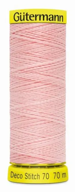 Heute Kaufen Deco Stitch 70 zart rosa – 70m kräftiges Nähgarn Fb. 0659 von Gütermann für Zierstiche und Steppnäht