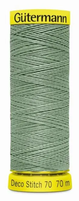 Günstig Deco Stitch 70 mint – 70m kräftiges Nähgarn Fb. 0913 von Gütermann für Zierstiche und Steppnähte