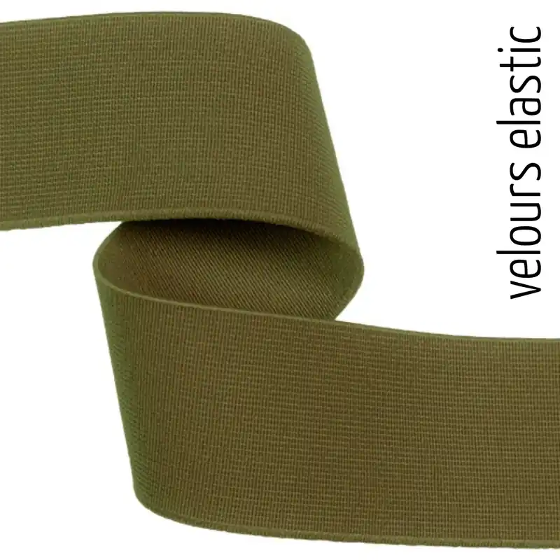 4cm breites weiches Gummiband oliv grün – Rockgummi Unterwäschegummi Boxershorts Garantierte Lieferung
