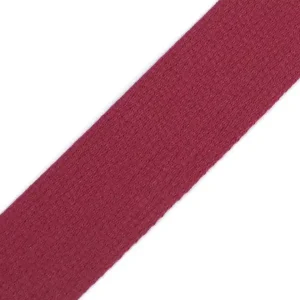 3cm breites Gurtband aus Baumwolle bordaux - Taschengurt Gürtelband Rucksack Einfassband Neue Kollektion