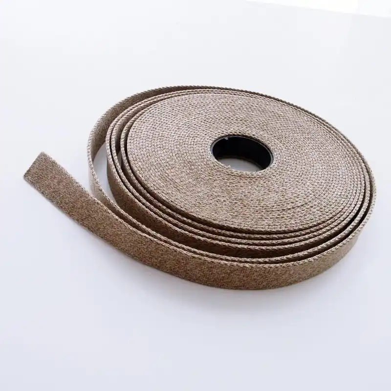 Neue Kollektion 2cm Gurtband Taschengurt Gürtelband hellbraun beige meliert